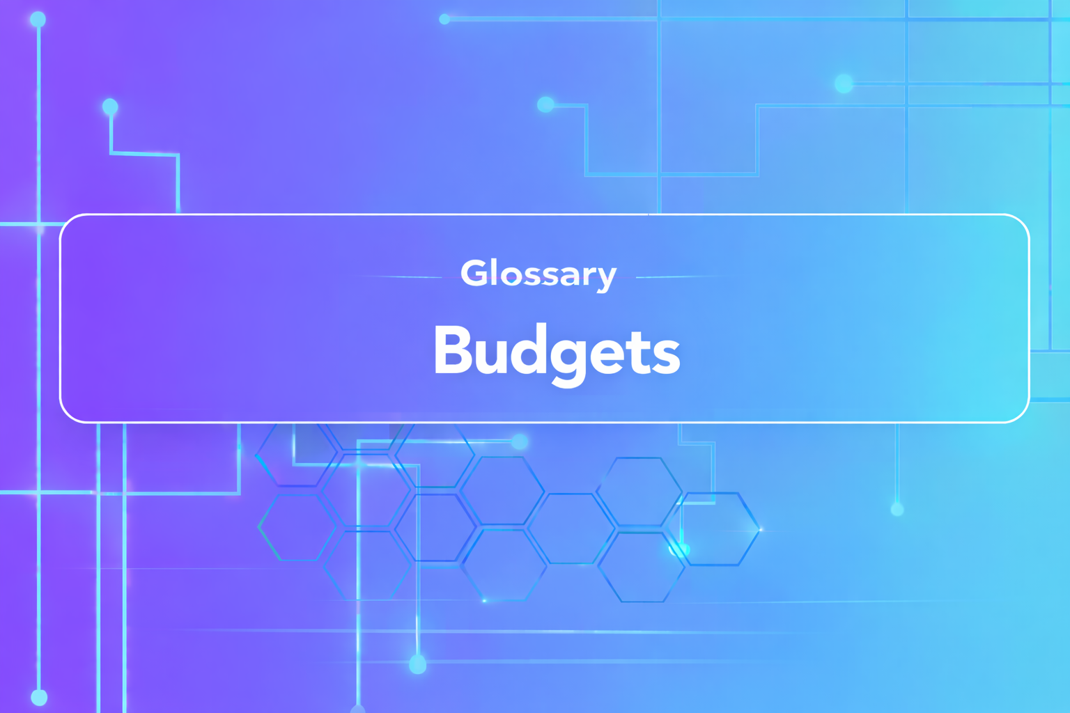 Budgets