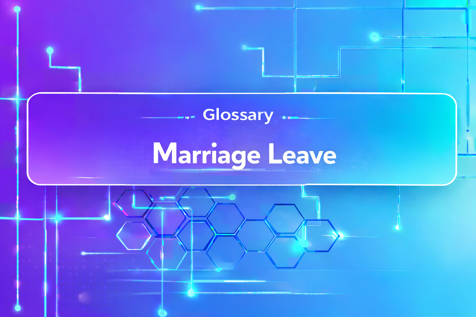 Marriage Leave: