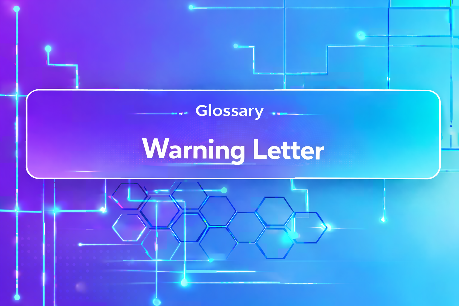 Warning Letter