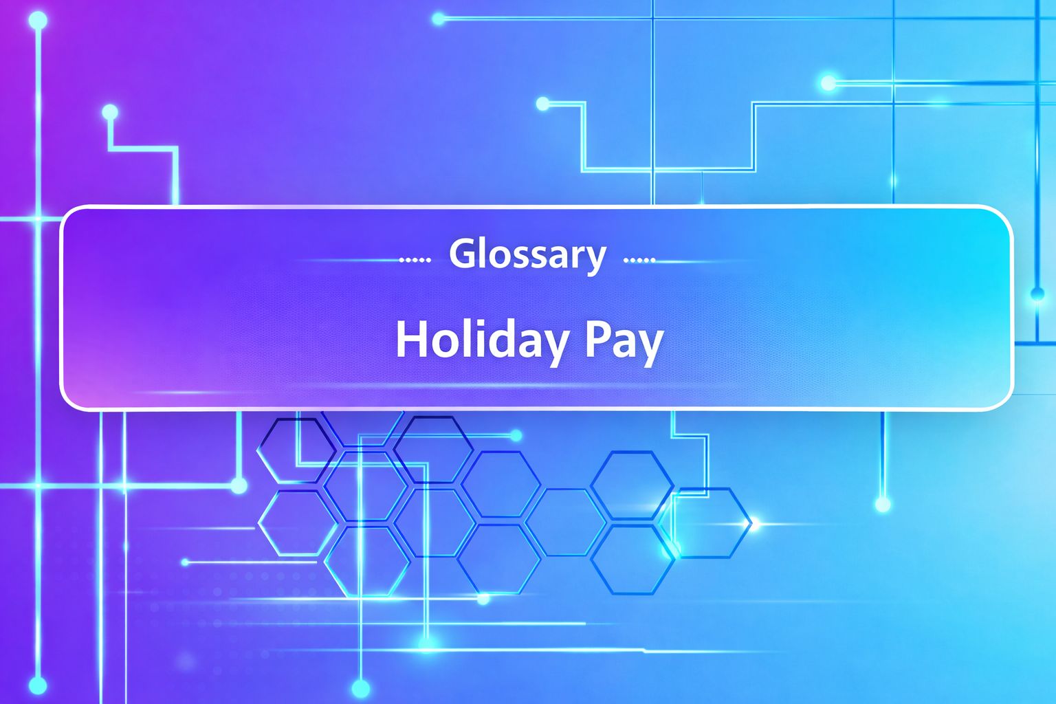 Holiday Pay